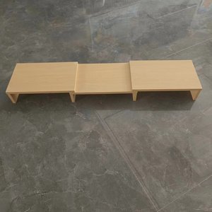 Soporte elevador de madera para monitor, soporte de pantalla ajustable para computadora portátil/TV/ PC, organizador de escritorio multifuncional - Product Image 4