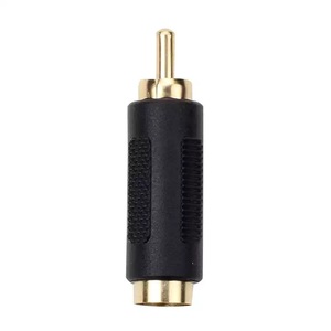<span class=keywords><strong>RCA</strong></span> macho para 4 Pin <span class=keywords><strong>S</strong></span> Vídeo Masculino Conector Adaptador Speaker Connector Preto PVC Cobre Plug Jack Socket