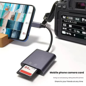 适用于三星读卡器的iPhone的Type-C OTG读卡器2合1内存SD TF读卡器适配器 - Product Image 3