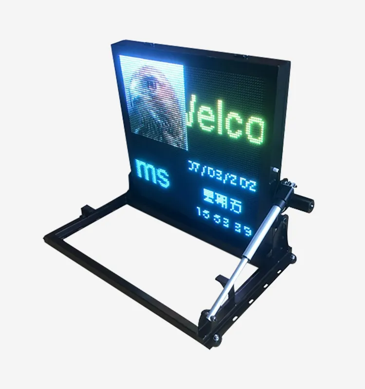 RGB Amber Mini Matrix Vehicle-Mounted Traffic Variable Message Sign Board