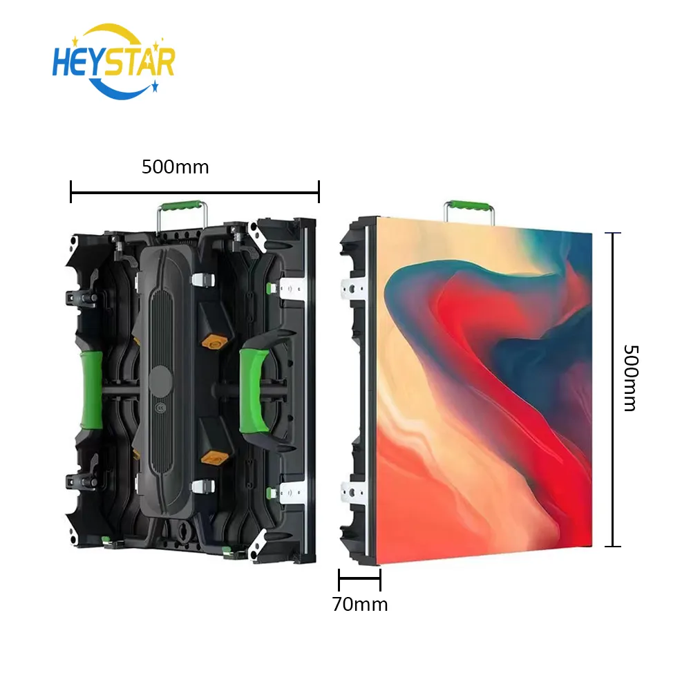 HEYSTAR OT01 P2 P2.5 P3 P4 P6 P8 Cartelera de alto brillo para interiores Pantalla LED para exteriores para brillante, vibrante