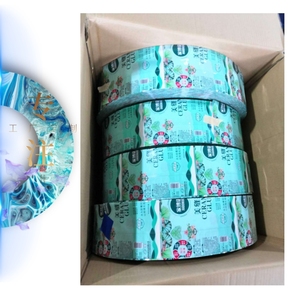 PVC/PET מתכווץ בחום פלסטיק שקיות Vent חור לכווץ לעטוף שקיות עבור סבון עם קל פתוח רצועת