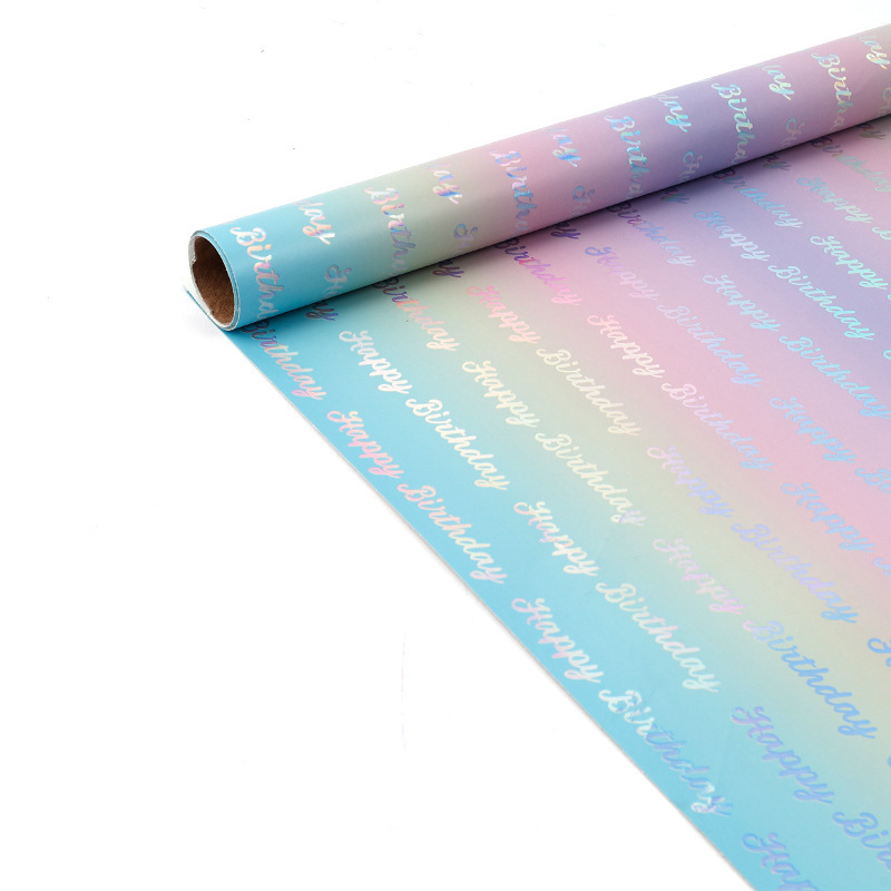 Birthday Series - Gradient Letter Roll