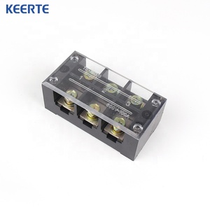 Directo de fábrica 60A Bloque de terminales fijos 3P Tira de terminales de alimentación aislada Conector de terminal de cableado - Product Image 5