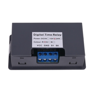 DC 5V 12V 24V AC 110V 220V Modulo di Relè di Tempo di Ritardo Ciclo di Temporizzazione di Controllo del Timer - Product Image 2