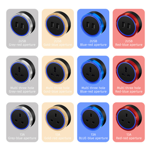 USB 13A额定3路110伏-250伏电源多功能插头适配器英国/美国/欧盟无线连接插座促销价格
