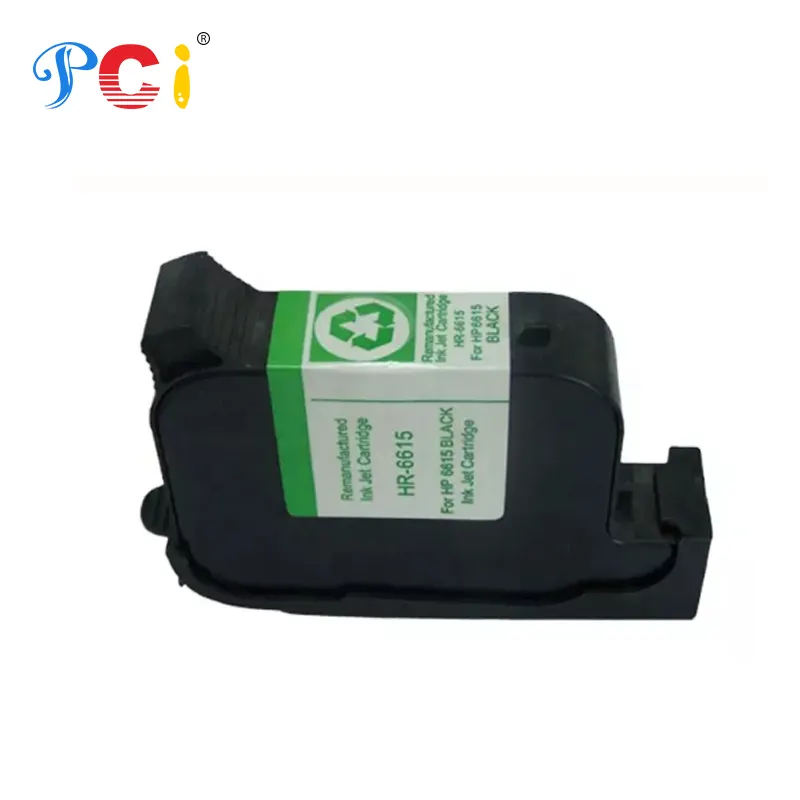 Cartucho de tinta remanufacturado PCI h15 15 C6615A 15a Premium negro para HP15 para HP Deskjet 810c 812c 816c 817c 825c 840C