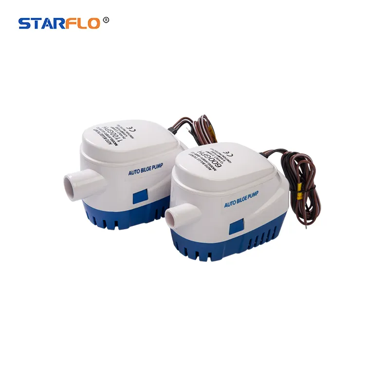 STARFLO 600GPH 자동 전기 빌지 펌프/12v 보트 잠수정 전기 잠수정 펌프 가격 해양 빌지 펌프