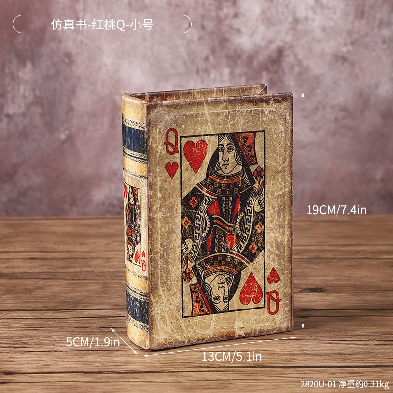 2820U-01 Livre de simulation - Reine de Cœur - Petit