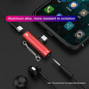 <strong>2</strong> <strong>in</strong> <strong>1</strong> Type c 3.5mm Aux Adapter USB C to 3.5mm AUX Headphone Adapter for xiaomi Mi 9 8 6 Type-C 3.5 Jack Earphone Audio Adapter - Product Image 3