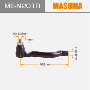 ME-N201R MASUMAステアリングシステムタイロッドエンド<span class=keywords><strong>D8520</strong></span>-JG00A D8E20-JG00A <span class=keywords><strong>D8520</strong></span>-<span class=keywords><strong>JY00A</strong></span> 48527-JD01A D8520JY00A for NISSAN DUALIS KJ10
