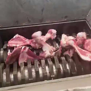 Đôi trục Shredder Lò mổ chất thải động vật lợn xương bò Shredder thực phẩm cá chất thải Shredder máy - Product Image 2