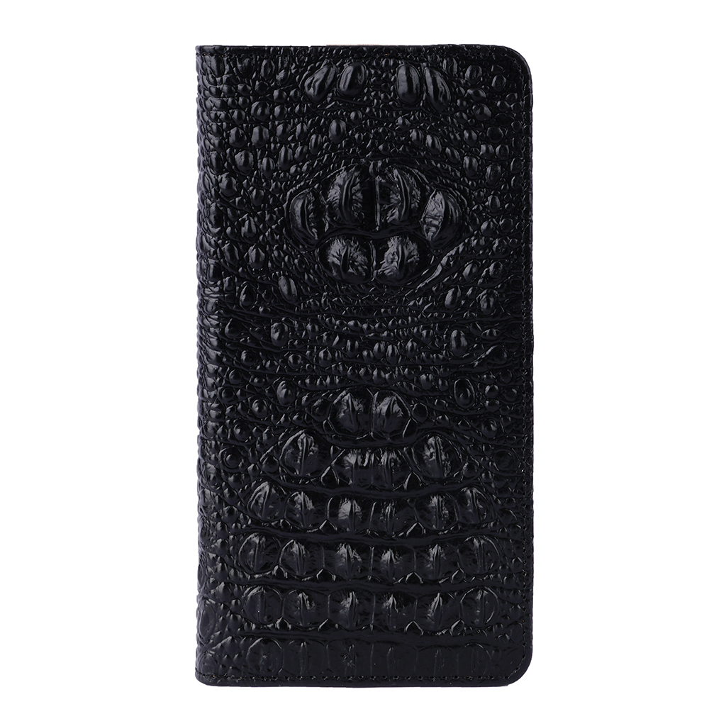 Genuine Crocodile Back - Black