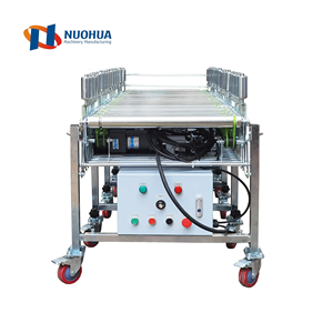 Máquina transportadora de rodillos Flexible extensible de gravedad ajustable portátil Precio bajo para cargar y descargar carga - Product Image 1