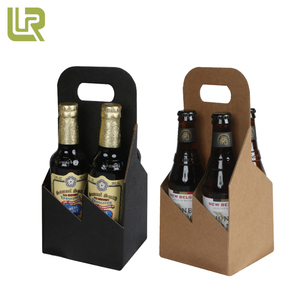 重型可折叠 4 瓶载体牛皮纸纸板果汁和啤酒 - Product Image 4