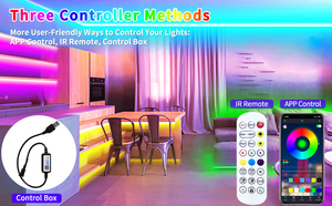 LED ניאון אורות עם מרחוק APP בקרת IP65 גמיש ניאון רצועת אורות 12v RGB WS2811 IC ניאון חבל עבור מקורה בחוץ דקור