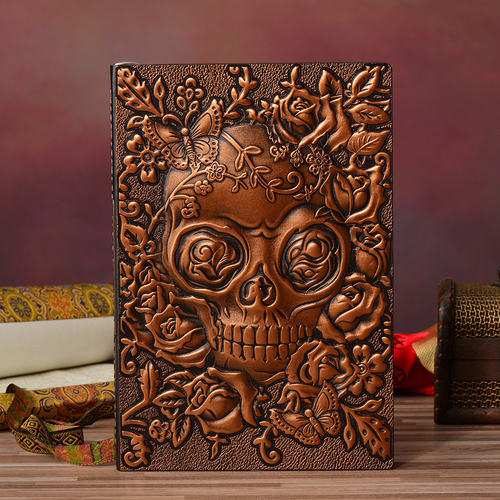 Copper skull