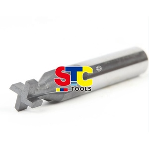 HSSカーバイドT型フライス加工アルミニウム銅プロファイル溝入れTスロットカッター - Product Image 5