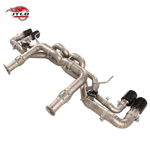 For Chevy Corvette C8 Z06 Valved Sport Exhaust System - Active <strong>Valve</strong> Performance Cat-Back 304SS Quad <strong>Tips</strong> - Product Image 3