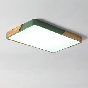 木製フレームシャンデリアLAMP LED天井ライト40*40cm 50*50cm 60*60cm 36w 48w 60w