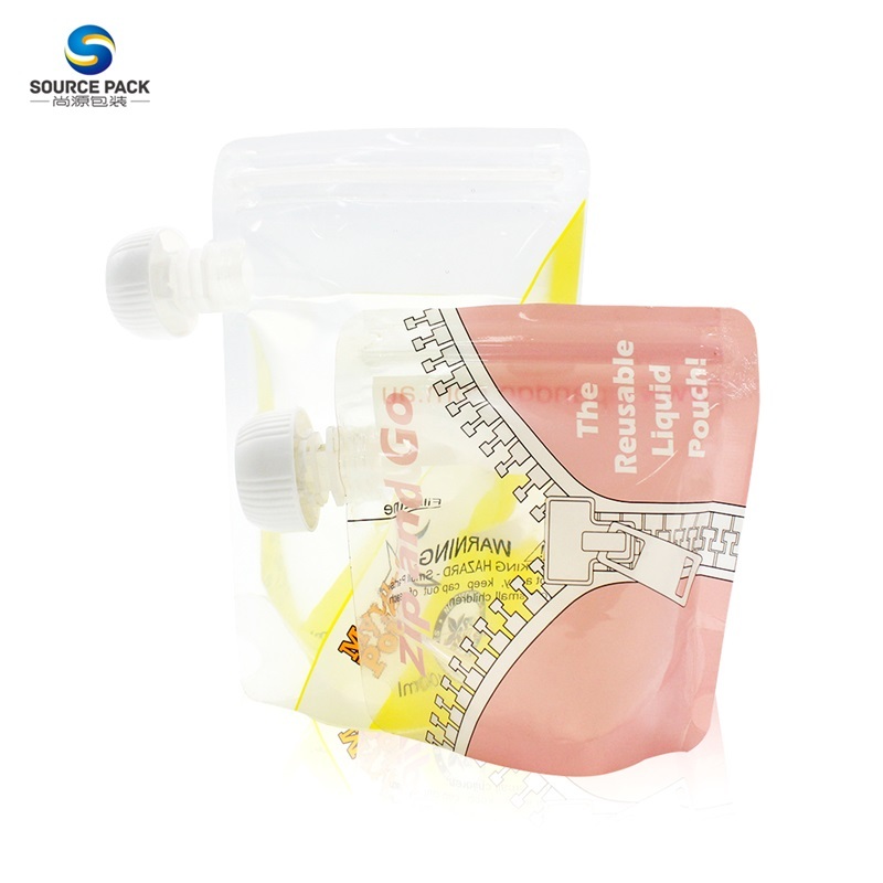 Stand Up Spout Reusable Baby Food Pouch
