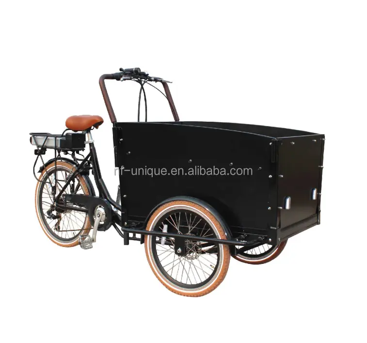 Bici elettrica adulta del carico usata per la famiglia con la bici trike della ruota di 250W * 36V 3 con il triciclo dell'ammortizzatore/bicicletta della bici dei bambini 24"