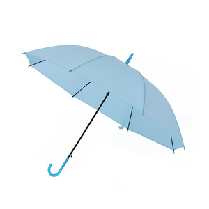 Transparent 8-Ribs Windproof Umbrella with Long Handle Strong <strong>Rain</strong> <strong>Cover</strong> for Women Multi-Color Semi-Automatic Big <strong>Rain</strong> Gear - Product Image 3