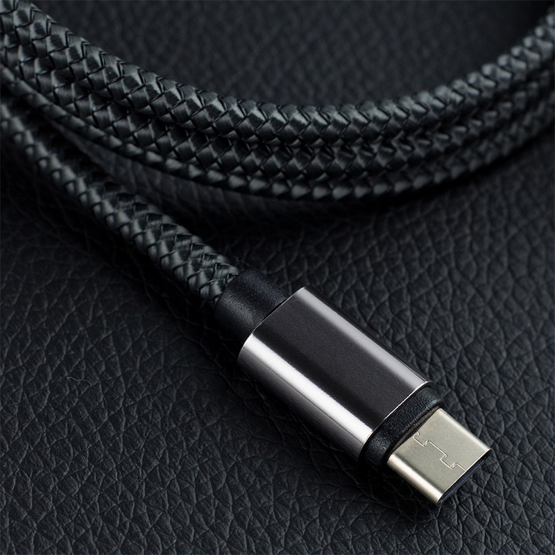 USB A - Type C Noir