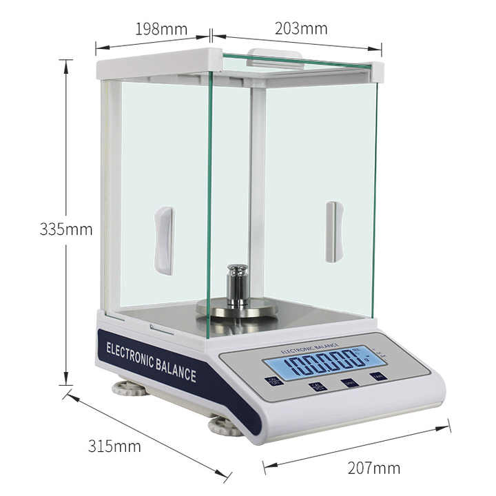 Báscula electrónica Digital con pantalla LCD, 0.001g