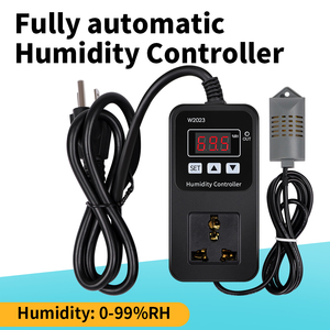 Interruptor de controlador de humedad inteligente W2023, termostato de 110V y 220V, dispositivo de detección de humedad con sonda de Sensor para almacenamiento de invernadero - Product Image 5