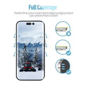 BLUEO 2024新隐私玻璃适用于Iphone 16 Plus Pro Max 28双面防窥视屏幕保护保护膜 - Product Image 2