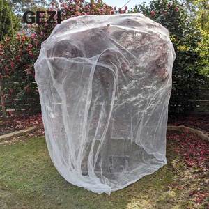 Große 40 Mesh Black Hdpe Landwirtschaft Baum Gewächshaus Pflanze Fine Mesh Insect Net Bag mit Kordel zug 50% Schatten - Product Image 3