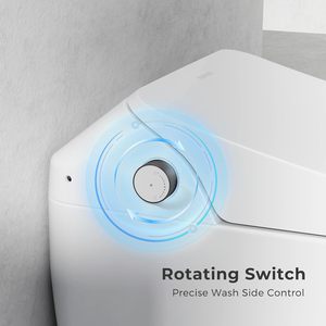 VANCOCO Distribution Smart Toilet <strong>Bidet</strong> with Auto Lid Opening Closing Built-in <strong>Bidet</strong> Instant Heated Seat - Product Image 6