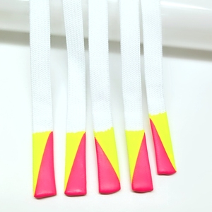 Cordón impreso personalizado Sudadera con capucha Cordones con puntas de silicona - Product Image 5