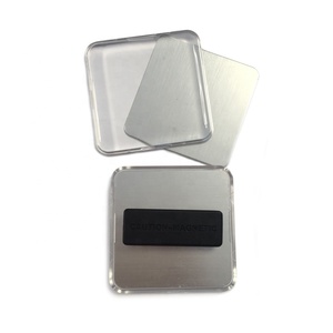 Thẻ Tên Nam Châm Có Nắp Đậy Bằng Nhựa Trong Suốt Có Thể Tái Sử Dụng Với Ghim Nam Châm - Product Image 6