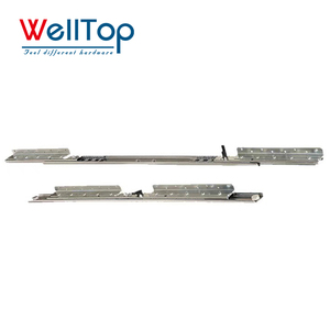 WELLTOP Nueva Llegada Muebles de Cocina Heavy Duty Cajón Diapositivas Doble Pull Guía Riel Cajón Diapositivas para Mesa de Riel Extensible - Product Image 6