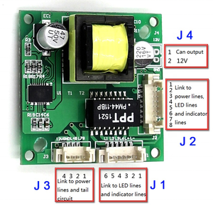 IEEE802.3at 12V2A <strong>output</strong> 24W High Power Supply 48V to 12V PoE Module board for Security CCTV Network IP <strong>Cameras</strong> POE module PCBA - Product Image 3