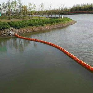 Flotador flotante del tubo de la boya del pistón material del PE rojo anaranjado para dragar - Product Image 5