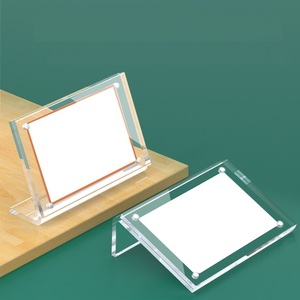 <span class=keywords><strong>Acrylic</strong></span> dấu hiệu chủ Máy tính để bàn giá tấm cửa hàng giá tag với nam châm cho thông báo <span class=keywords><strong>menu</strong></span> giá tấm ảnh - Product Image 1