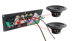Custom 2CH Digital BT <strong>MIC</strong> <strong>Input</strong> Rechargeable 12V Karaoke Power Amplifier TF USB Mixer Audio Accessories Support Customization - Product Image 5