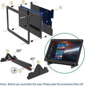 Tragbarer 7-Zoll-IPS-Display-Touchscreen-Monitor TFT-Typ Raspberry Pi-Spiele konsolen und Kamera Windows OS Second Monitor - Product Image 4
