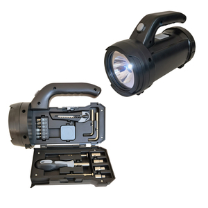 China Hersteller tragbares Handwerkzeug set mit heller Laterne, multifunktion ales handliches Werkzeugset mit LED-Taschenlampe - Product Image 2