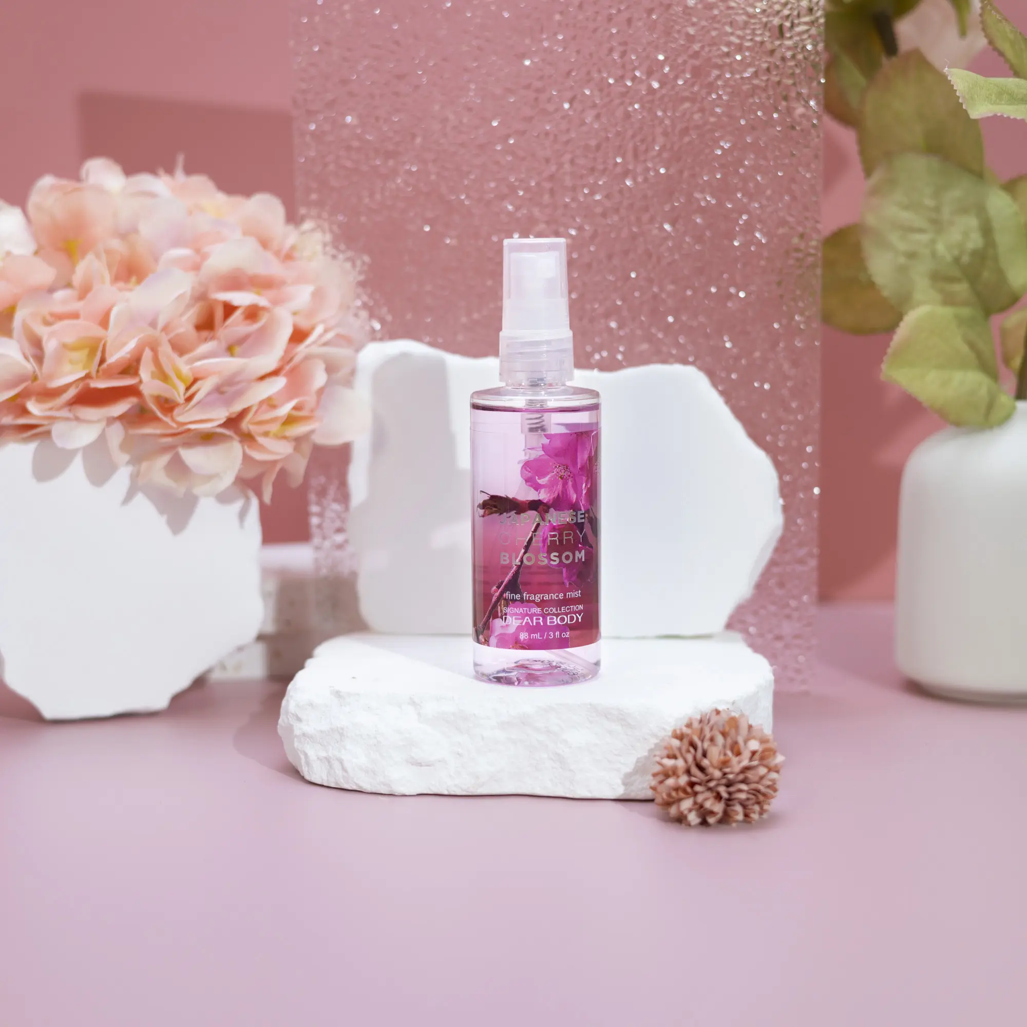 Perfume de etiqueta privada 88ml desodorante de flor de cerezo japonés spray corporal perfume al por mayor mujeres