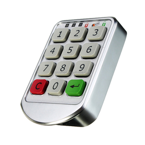 Elektrisches Digitalnummern-Code Passwort Möbelschloss Einweg-Pin-Code-Schloss Öffentlicher Modus Tastatur intelligentes Schrankschloss - Product Image 2
