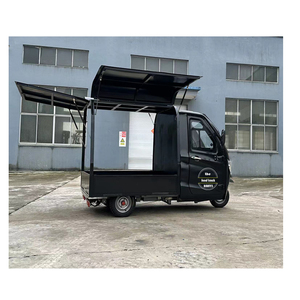 Trang bị đầy đủ nhà hàng 3 bánh xe ba bánh điện Piaggio APE Tuk tuk di động cà phê thanh giỏ hàng cà phê cửa hàng để bán - Product Image 3