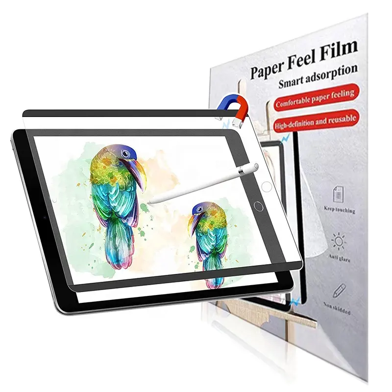 נשלף מגנטי כמו נייר מסך מגן עבור iPad 6th דור 9.7 אינץ/iPad 5th דור/iPad אוויר 2