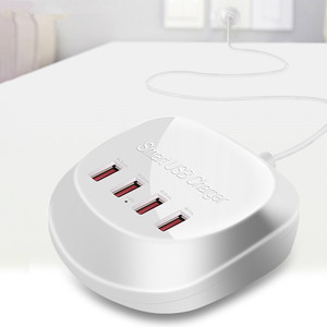 5V 4A 7.2A 4 Port 18w 36w Qc3.0 Fast Charging Desk Placed Multi Usb Charger 4-port Usb Charging Station <strong>US</strong> EU UK <strong>AU</strong> <strong>Plug</strong> - Product Image 4