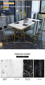 节省空间柜台高度金属腿餐厅家具可转换茶几到餐桌套装8 - Product Image 3