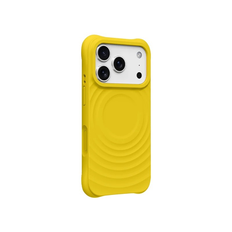 Silicone liquido ondulato ad assorbimento magnetico elettro-ottico giallo