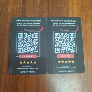Schreiben URL dynamischen QR-Code und Karten-ID entsprechen einander Ntag 213 Google Review-Karte